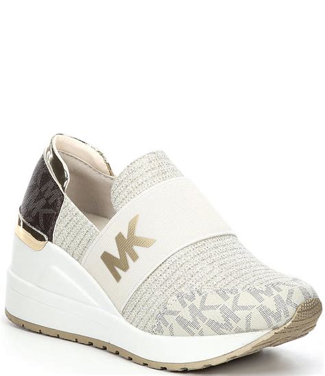 michael kors logo slip on sneakers|Michael Kors low top sneakers.